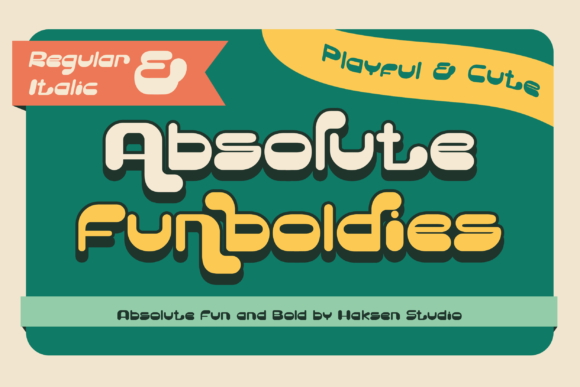 Absolute Funboldies: A Display Font for Joyful Publishing