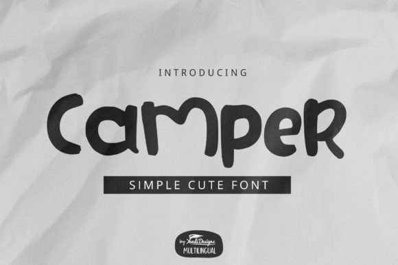 Camper: A Playful Font for Handmade Products and Creative Labels
