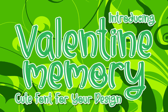 Crafting with Character: Valentine Memory, A Font for Personal Touch