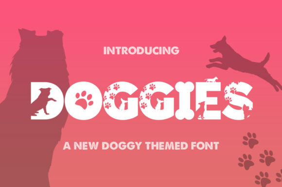 Doggies Silhouette Font: A Playful Upgrade for Your Brand