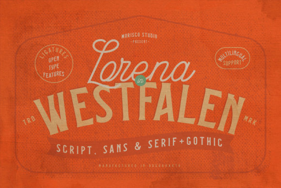 Elevate Your Digital Branding with the Lorena in Westfalen Font