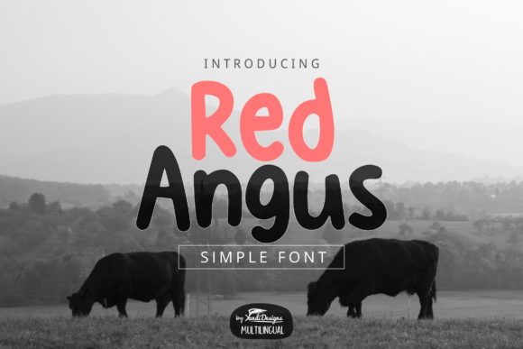 Finding a Playful Voice with Red Angus Font
