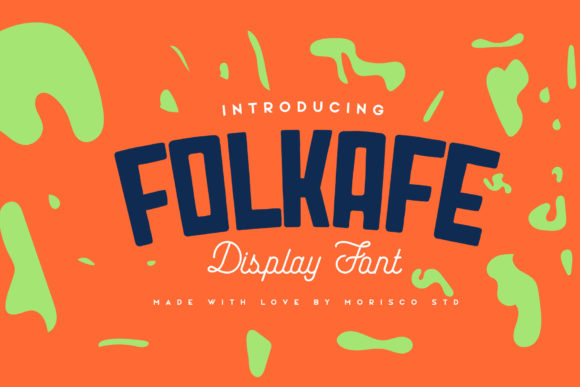 Folkafe: A Bold Display Font for Confident Digital Experiences