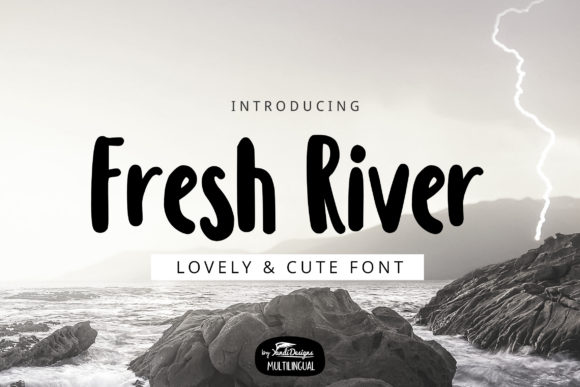 Fresh River Font: A Quirky Display Font for Modern Campaigns