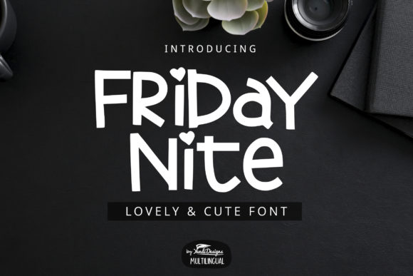 Friday Nite: The Friendly Display Font That Grabs Attention