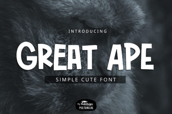 Great Ape: The Playful Display Font My Latest Web Project Needed