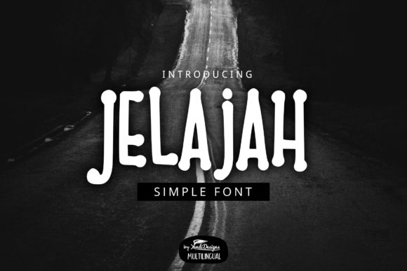 Jelajah: A Display Font for Confident Editorial Titles