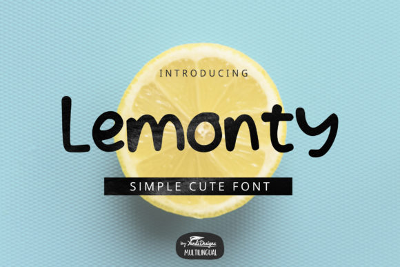Lemonty: A Playful Display Font for Creative Campaigns