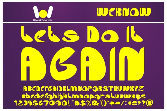 Let s Do It Again: Your New Favorite Playful Display Font