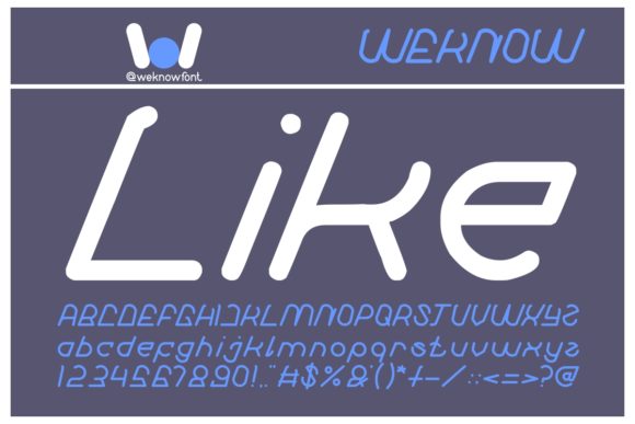 Like This: A Modern Minimalist Font for Crafters and Creators