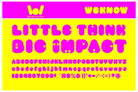 Little Think Big Impact: A Display Font For Modern Web Design