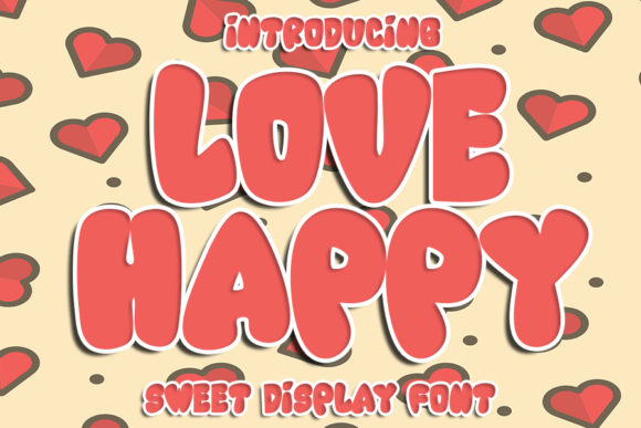 Love Happy: A Quirky Display Font for Editorial Personality