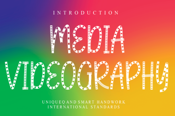 Media Videography: A Casual Display Font for Campaign Clarity