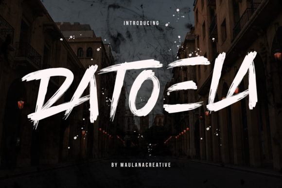 Ratoela: A Display Font for Casual Editorial Character