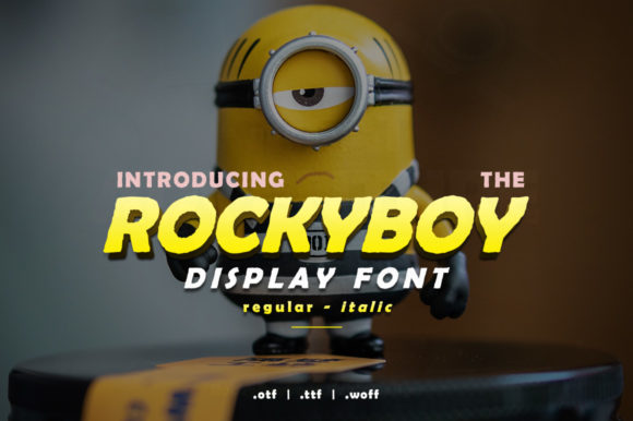 Rocky Boy: The Display Font That Gives Your Brand Bold Character