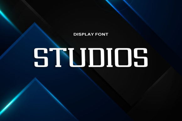 Studios: A Bold Display Font Built for Digital Impact