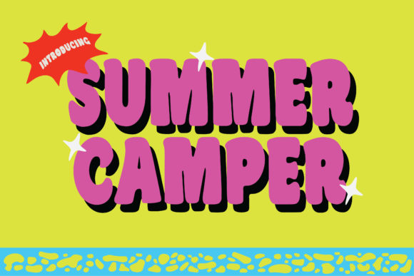 Summer Camper: The Campaign-Ready Display Font That Adds Instant Joy