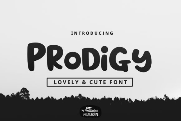 The Prodigy Font: A Cute Display Typeface for Small Business Branding