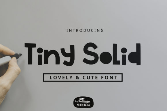 Tiny Solid: A Display Font for Friendly Business Branding