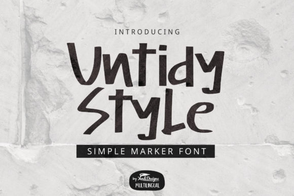 Untidy Style: A Playful Font for Editorial Character