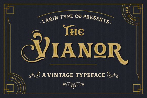 Vianor: A Display Font with Vintage Power for Web Design