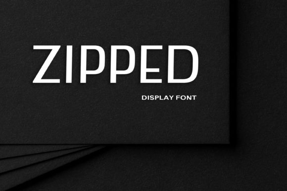 Zipped: A Display Font That Can Tighten Up Your Brand's Visual Identity